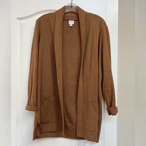 J. Crew Tan Knit Cardigan